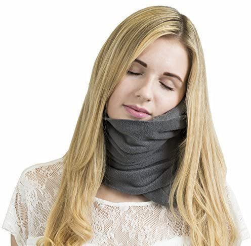 Travel Neck Pillow - Soft Neck Cushion for Flights, Sleeping, and Plane Journeys