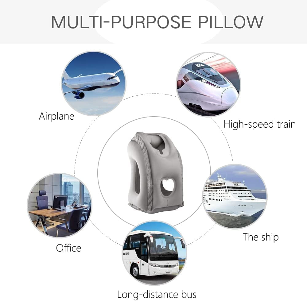 Portable Inflatable Travel Pillow