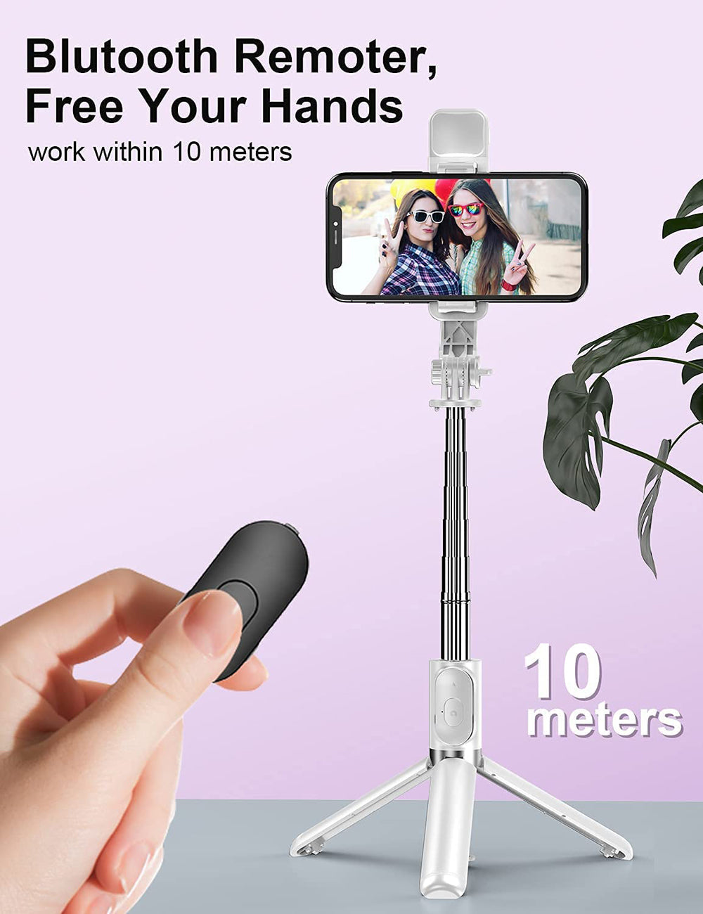 Foldable Bluetooth Phone Tripod