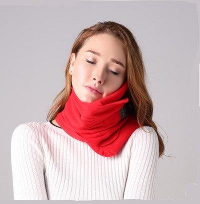 Travel Neck Pillow - Soft Neck Cushion for Flights, Sleeping, and Plane Journeys